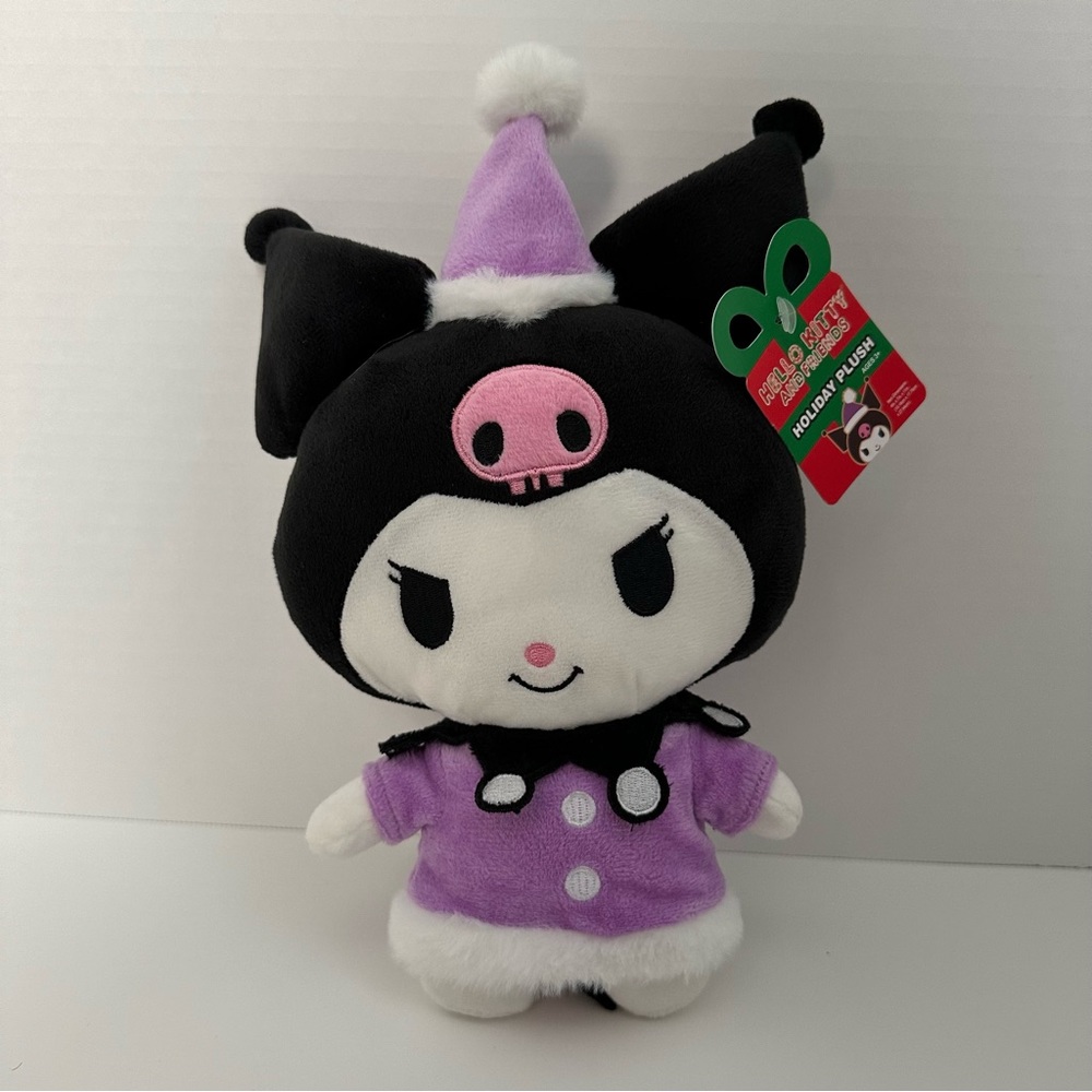 Hello Kitty And Friends Kuromi Holiday Plush size 11 in